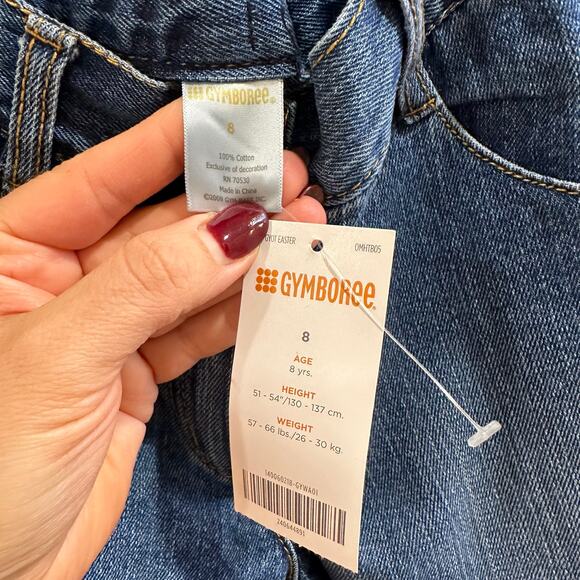 NWT Gymboree Shorts W/Embroidered Flowers, Sz 8 (8C) - Picture 6 of 7